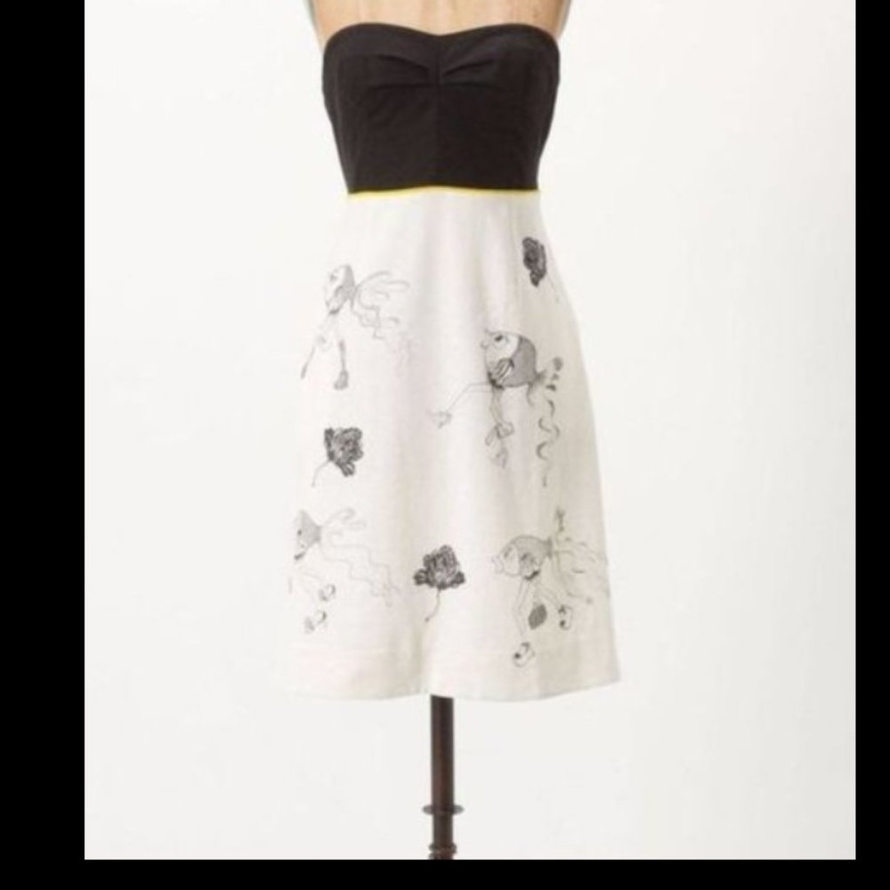 Anthropologie Sea Stiletto Florence Balducci Dress